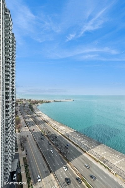 view of water feature