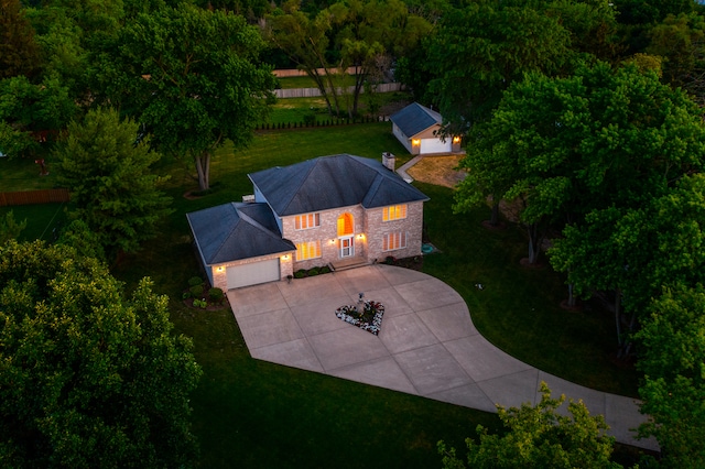 view of drone / aerial view