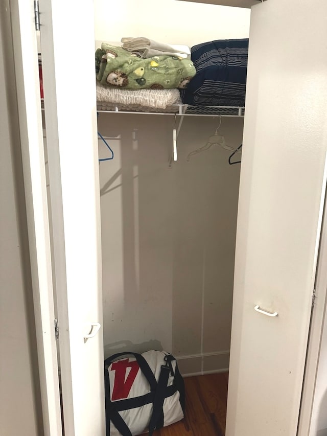 view of closet