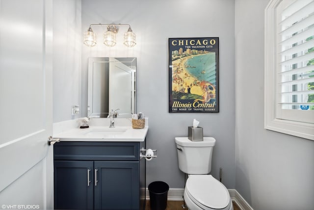 9748 Folkers Dr, Frankfort, IL 60423 - half bathroom with vanity and toilet