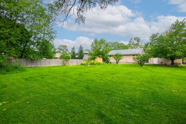 view of yard