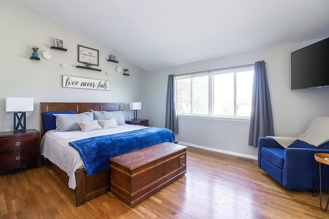 11 N Berkshire Ln, Round Lake, IL 60073 - bedroom featuring lofted ceiling and light wood-style flooring