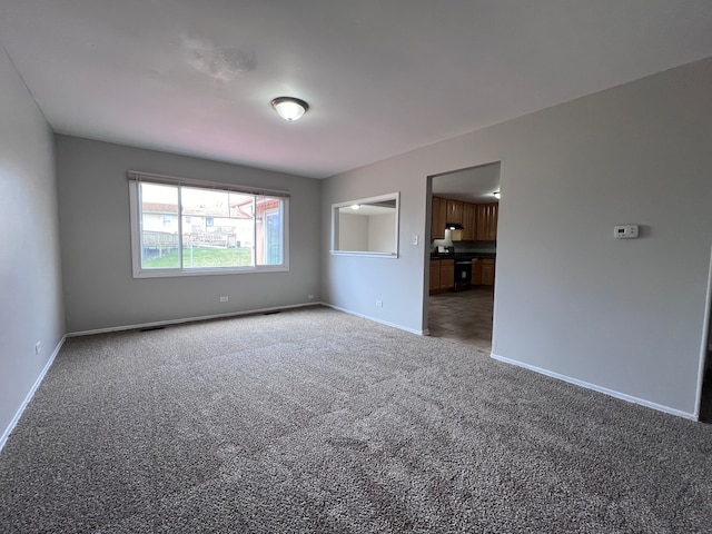 empty room with tile floors