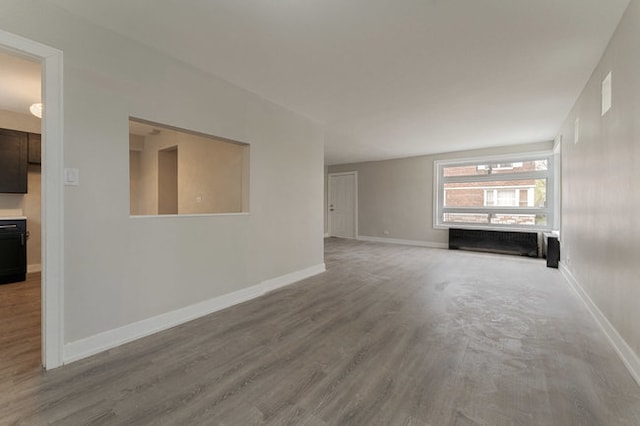 interior space featuring hardwood / wood-style floors