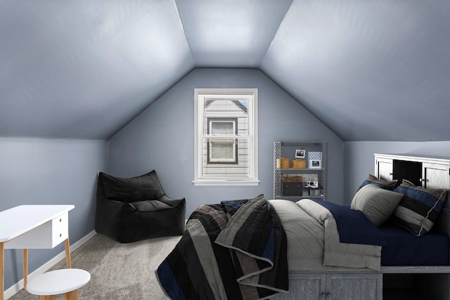 12233 S Morgan St, Chicago, IL 60643 - carpeted bedroom with vaulted ceiling and baseboards