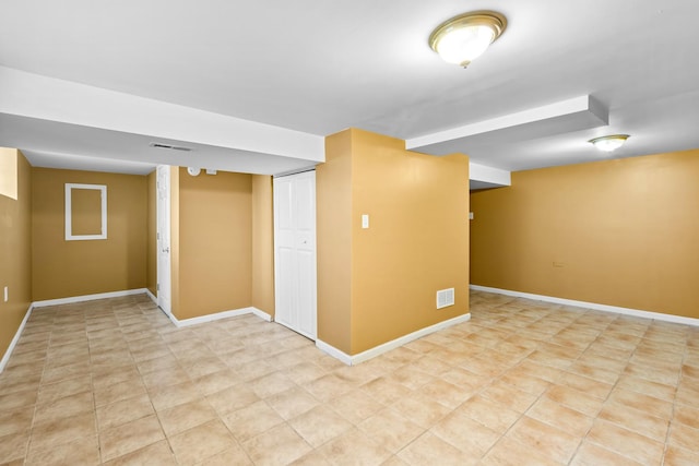 12233 S Morgan St, Chicago, IL 60643 - finished below grade area featuring baseboards
