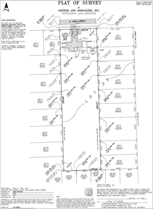 223 E 56th St, Westmont IL, 60559 land for sale