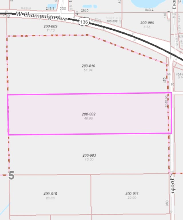 2990 County Road 1400 E, Rantoul IL, 61866 land for sale