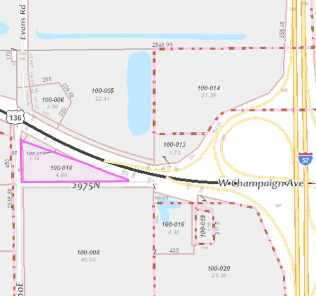 2995 County Road 1400 E, Rantoul IL, 61866 land for sale