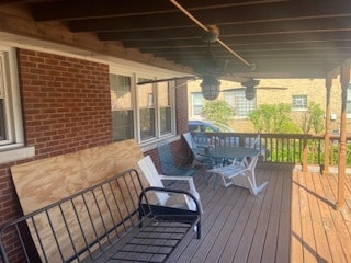 view of deck