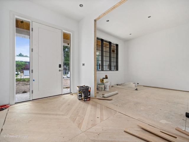 entryway with a healthy amount of sunlight