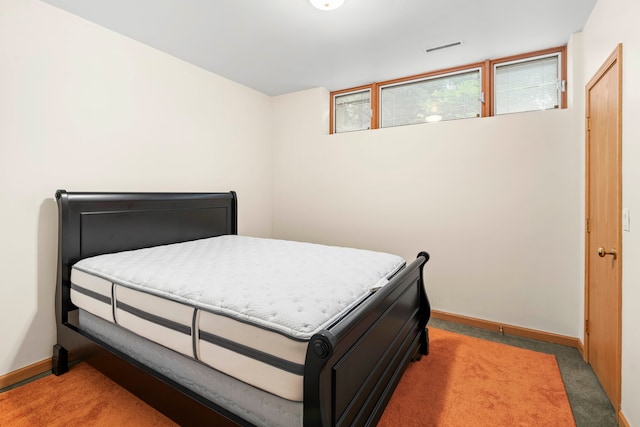 bedroom featuring carpet floors