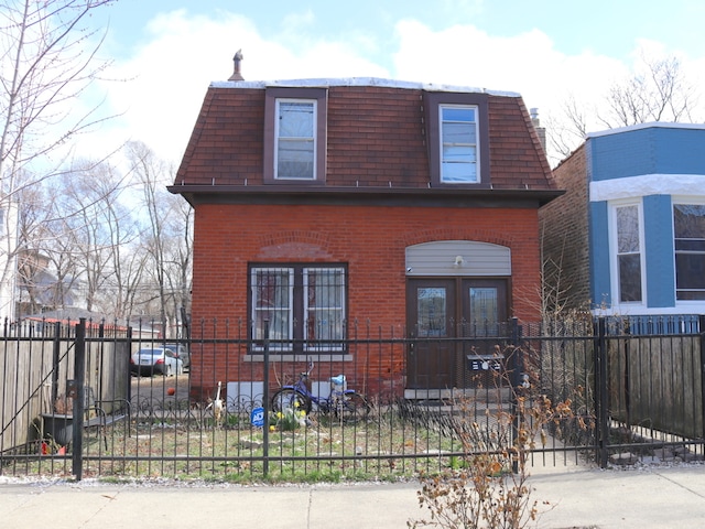 view of front of home