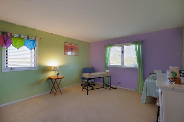 bedroom featuring carpet floors