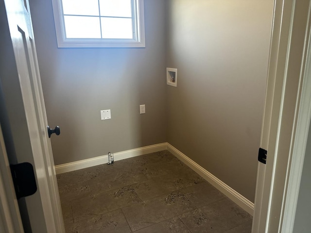 laundry area with hookup for a washing machine