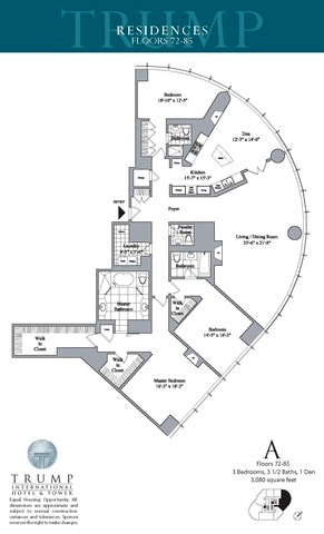 401 N Wabash Ave Unit 75A, Chicago, IL 60611 - view of floor plan / room layout