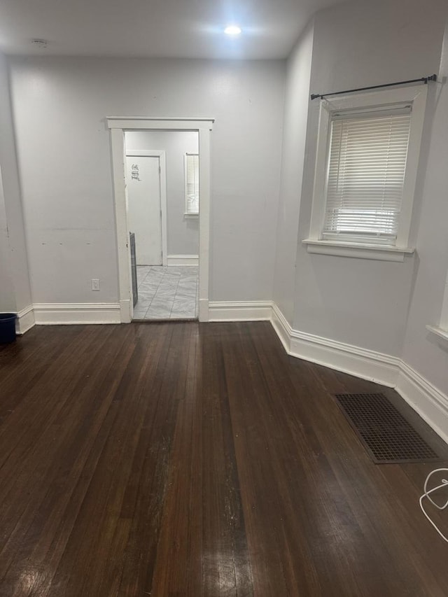 foyer with hardwood / wood-style floors