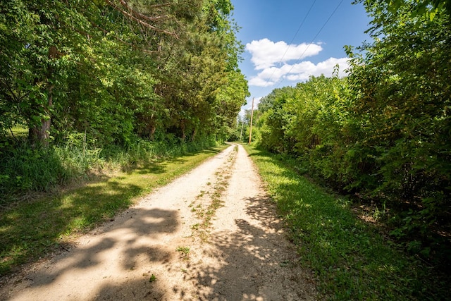 view of road