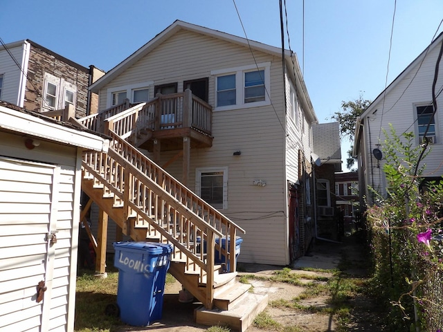 view of back of property