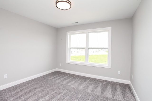 spare room featuring carpet floors