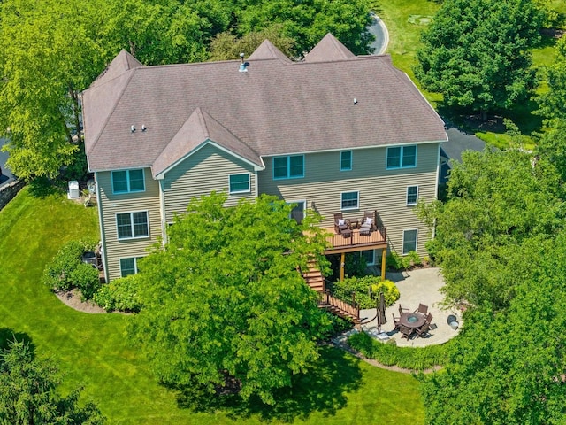 view of subject property