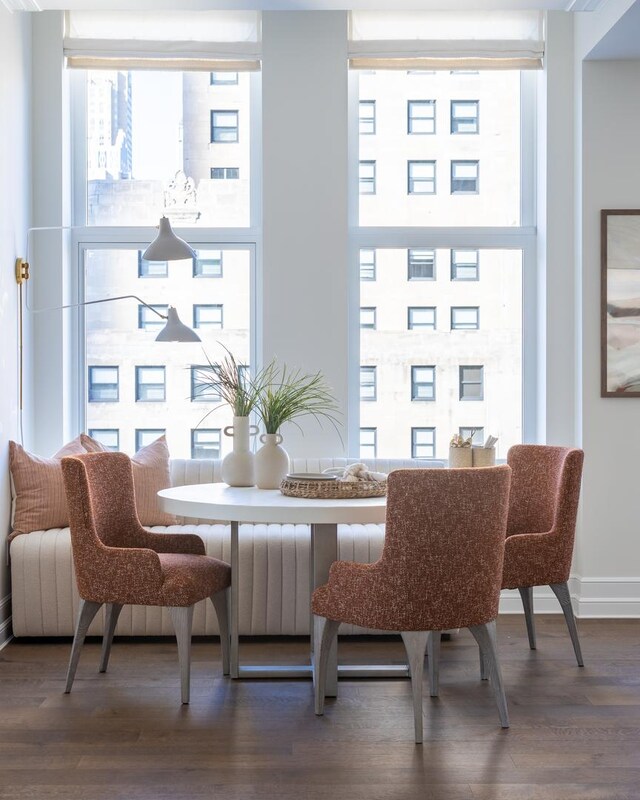 dining space featuring a healthy amount of sunlight