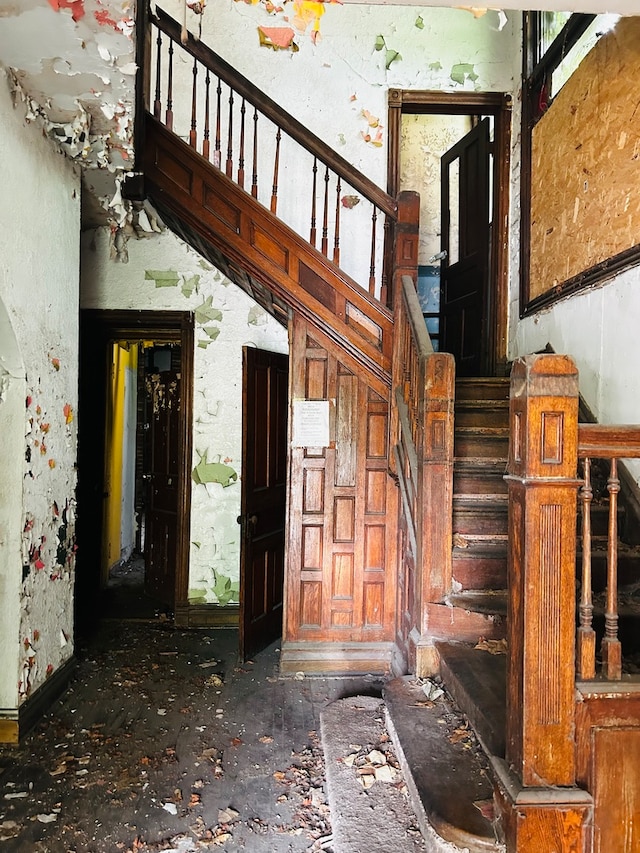 view of stairs