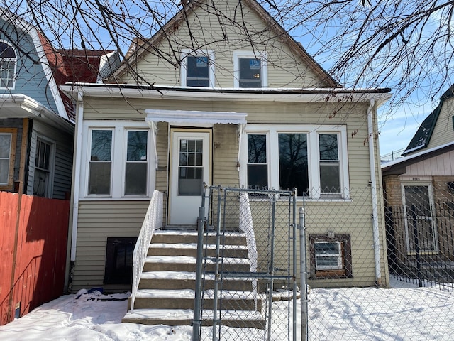 view of bungalow-style home