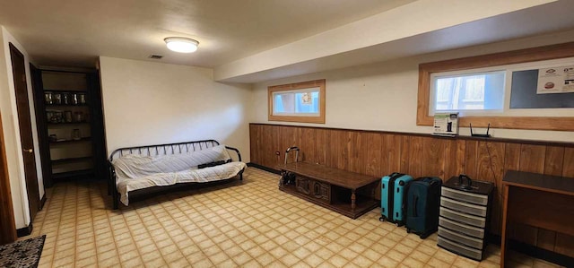 view of tiled bedroom