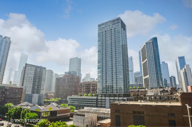 view of property's view of city