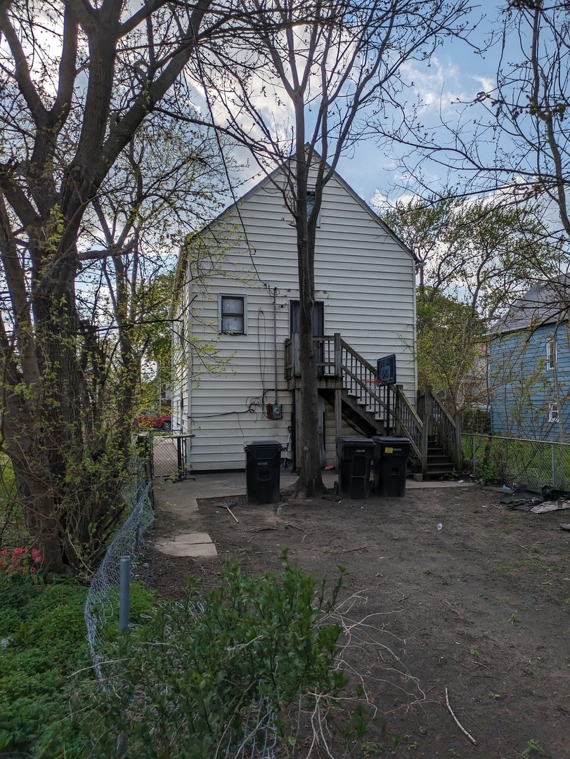 view of rear view of property