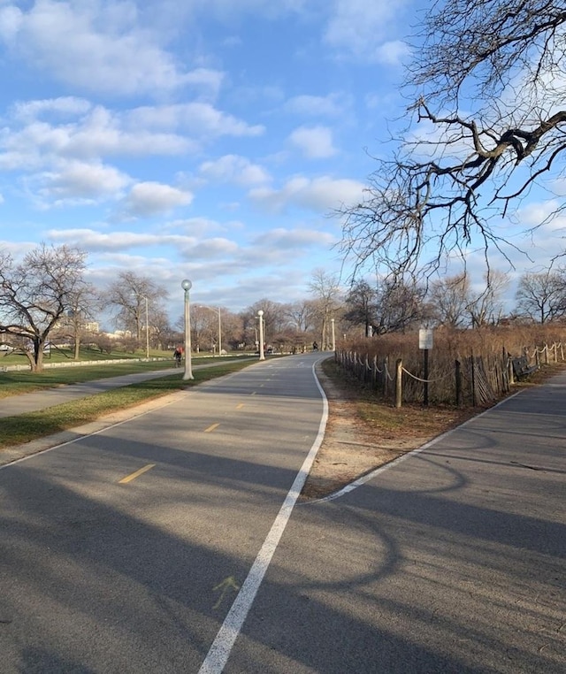 view of road