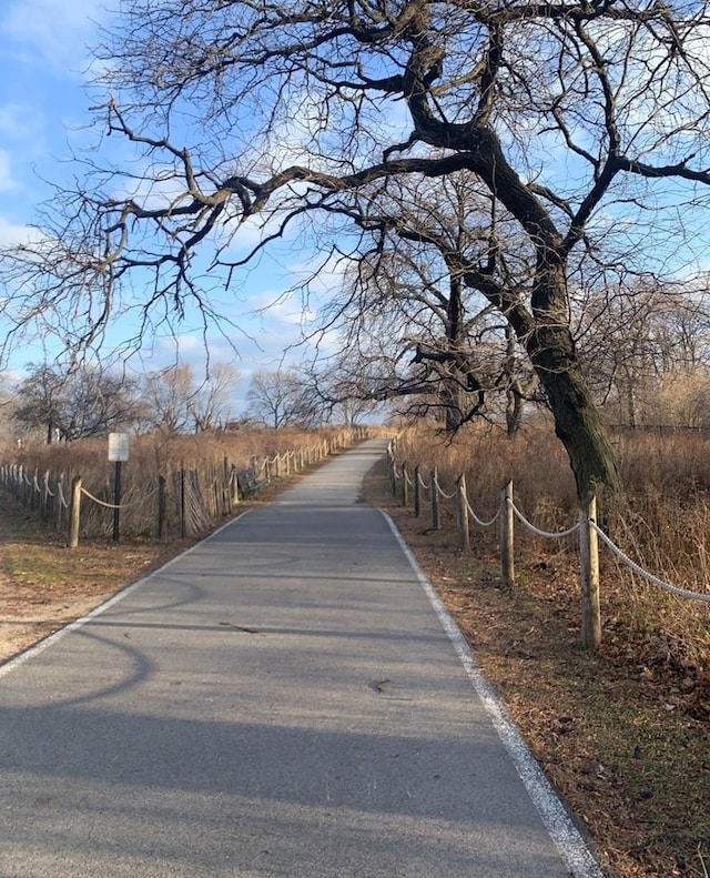 view of road