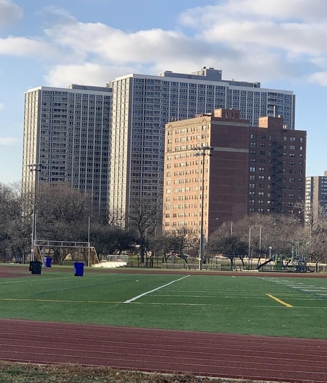 view of property's community with a view of city