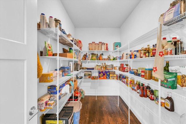 view of pantry