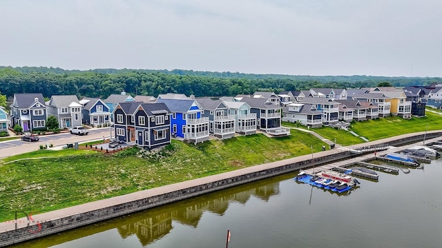 208 Leeward Way, Ottawa, IL 61350 - aerial perspective of suburban area with a large body of water