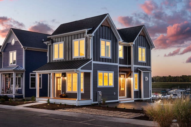 208 Leeward Way, Ottawa, IL 61350 - modern inspired farmhouse with board and batten siding and a porch