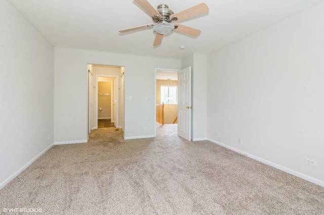 211 Grand Ridge Rd, Saint Charles, IL 60175 - unfurnished bedroom featuring carpet, baseboards, and a ceiling fan