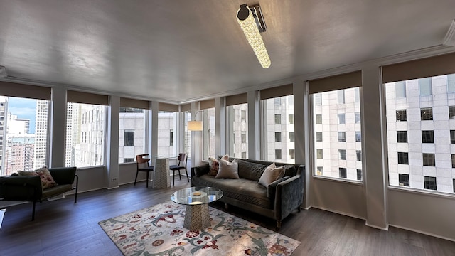 sunroom with a healthy amount of sunlight