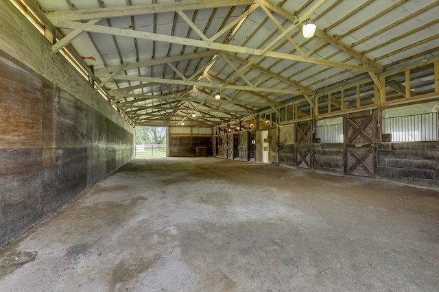 view of stable