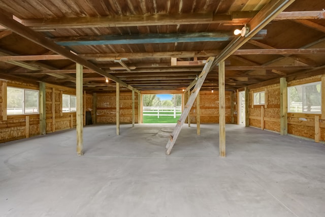 miscellaneous room featuring concrete floors