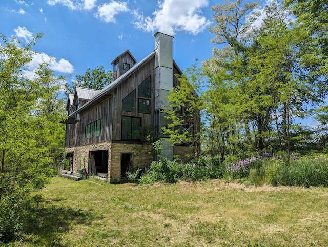 view of back of property