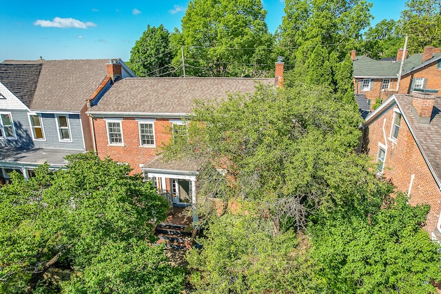 view of back of property