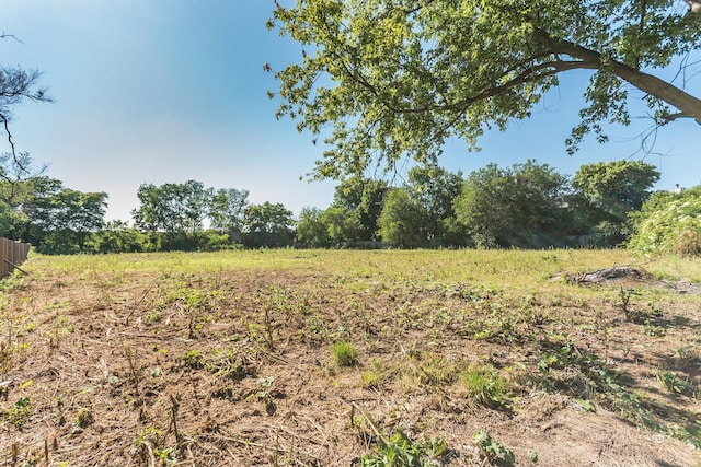 view of nature with a rural view