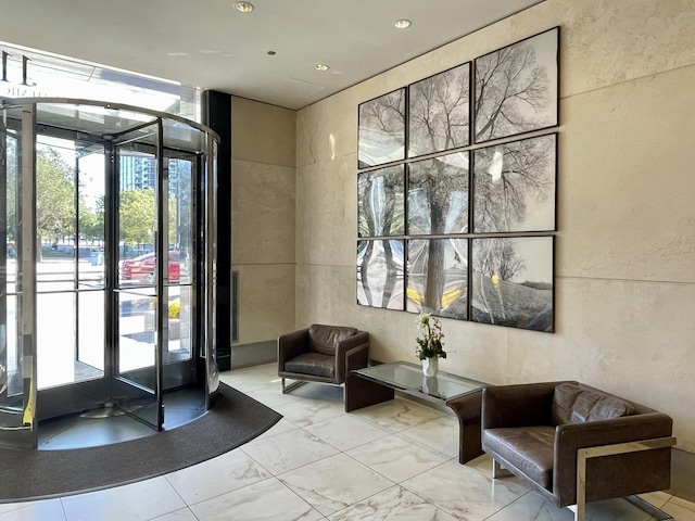 1160 S Michigan Ave Unit 1107, Chicago, IL 60605 - community lobby with recessed lighting