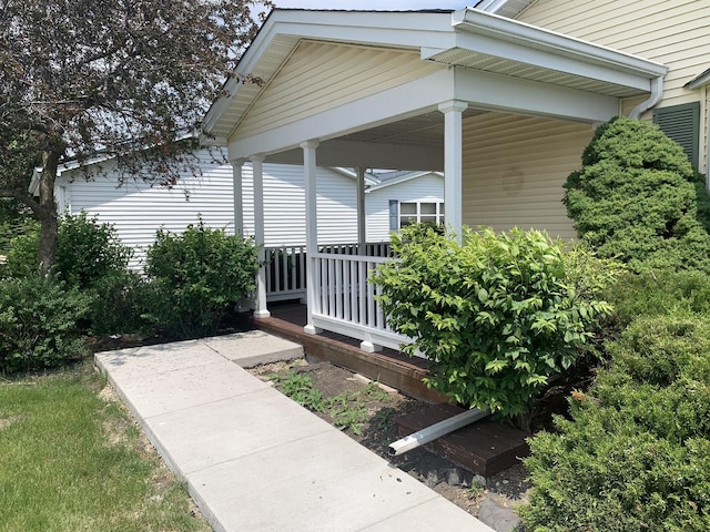 view of entrance to property