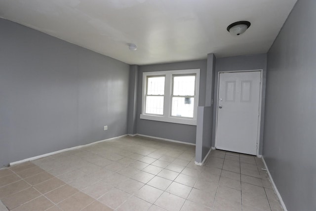 view of tiled foyer entrance