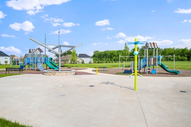 view of play area