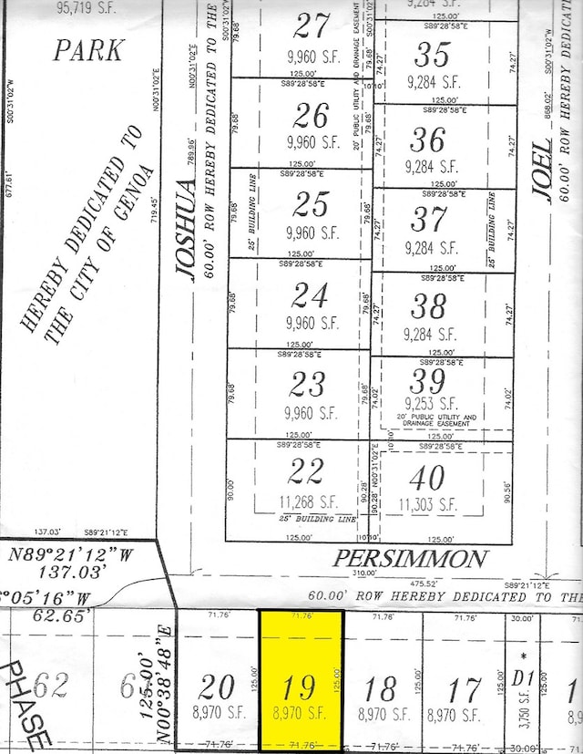 1212 Persimmon Dr, Genoa IL, 60135 land for sale