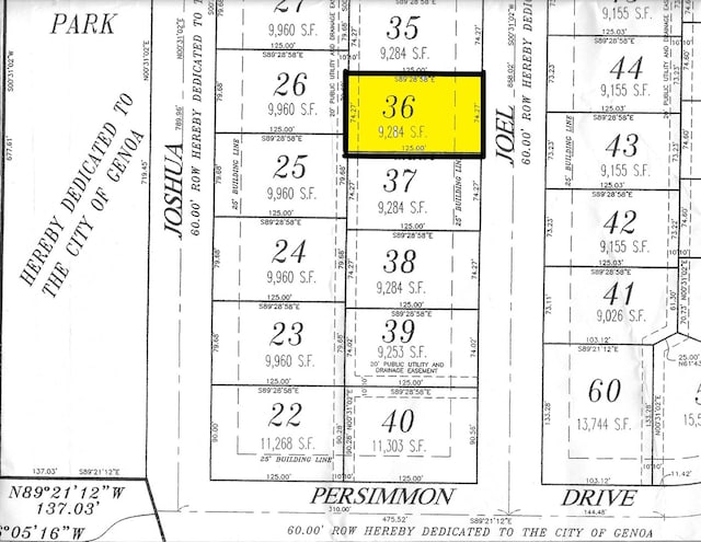 1011 Joel Ln, Genoa IL, 60135 land for sale